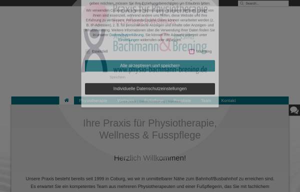 Vorschau von www.physio-bachmann.de, Physiotherapie Bachmann