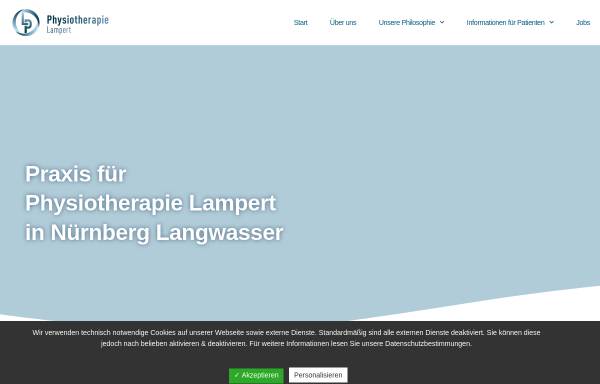 Vorschau von www.physiotherapie-lampert.de, Praxis für Physiotherapie und Krankengymnastik Georg Lampert