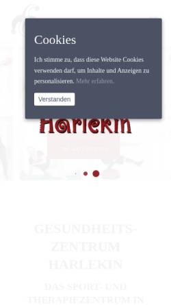 Vorschau der mobilen Webseite gzh-bremen.de, Gesundheitszentrum Harlekin, e.K. Björn Uhlhorn