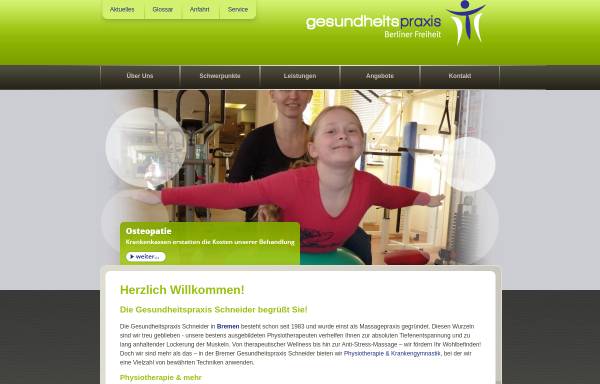 Vorschau von www.gesundheitspraxis-schneider.de, Gesundheitspraxis Berliner Freiheit