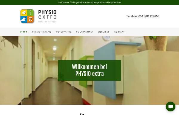 Vorschau von www.physioextra.de, Physio extra GbR
