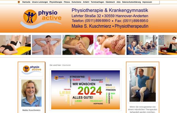 Vorschau von physiotherapiehannover.de, Physio balance