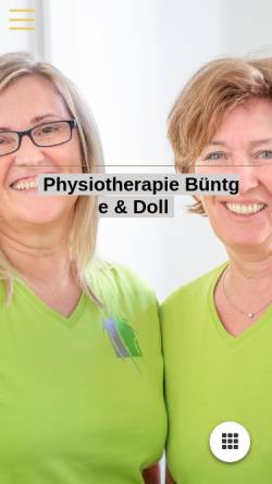 Vorschau der mobilen Webseite www.physio-kg-goettingen.de, Physiotherapie Büntge und Doll