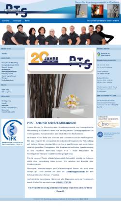 Vorschau der mobilen Webseite www.pts-gladbeck.de, Schneider und Ressel GbR - PTS – Physiotherapie Sandstraße