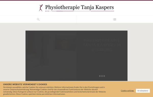 Vorschau von www.tanjakaspers.de, Physiotherapie Tanja Kaspers