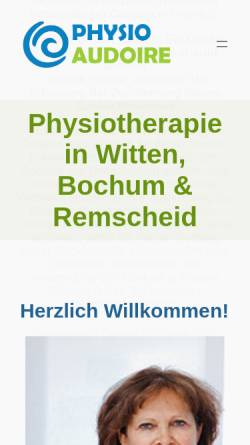 Vorschau der mobilen Webseite physiotherapie-witten-bochum-remscheid.de, Physiotherapie Pascale Audoire