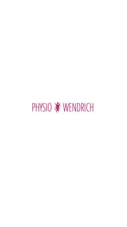 Vorschau der mobilen Webseite physio-wendrich.de, Physiotherapeutin Kathleen Wendrich