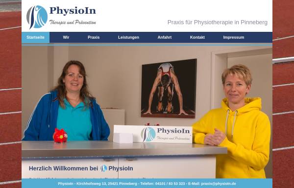 Vorschau von www.physioin.de, PhysioIn GbR