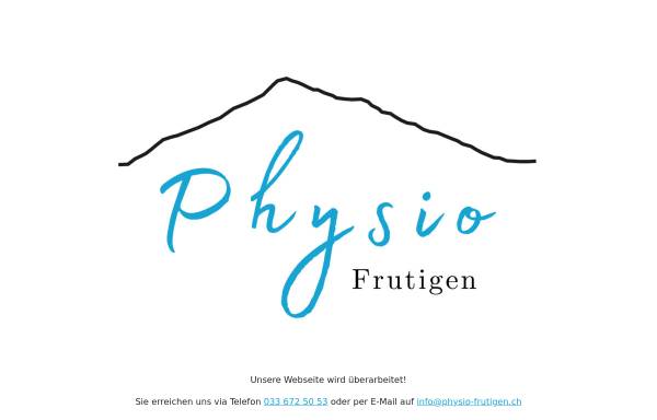 Vorschau von www.physio-frutigen.ch, Physiotherapie Fit4Life
