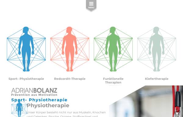 Vorschau von www.adrianbolanz.ch, Physiotherapie Adrian Bolanz
