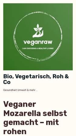 Vorschau der mobilen Webseite veganraw.wordpress.com, Veganraw’s Rohkostleben - Rezepte & Blog