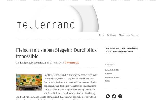 Vorschau von www.tellerrandblog.de, Tellerrand