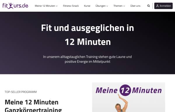 Vorschau von www.fitkurs.de, Fitkurs.de