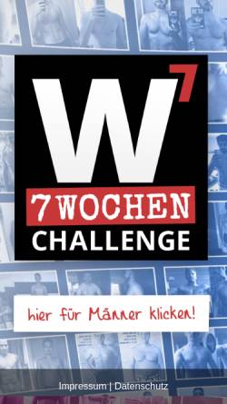 Vorschau der mobilen Webseite www.7wochenchallenge.de, 7 Wochen Challenge