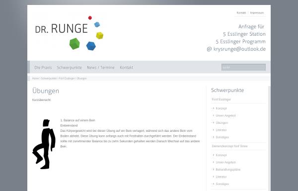Vorschau von www.privatpraxis-dr-runge.de, Die Fünf Esslinger
