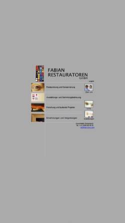 Vorschau der mobilen Webseite www.art-cons.com, Restauratoren Fabian & Samuels