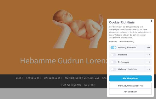 Vorschau von www.hebamme-gudrun-lorenz.de, Lorenz, Gudrun