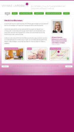 Vorschau der mobilen Webseite www.hebammen-gesundheit-lareida.ch, Hebammenpraxis Viviane Lareida