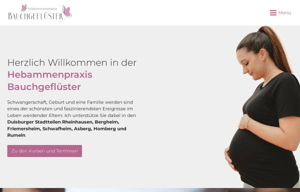 Vorschau von www.hebammenpraxisbauchgeflüster.de, Hebammenpraxis Bauchgeflüster