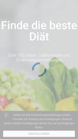 Vorschau der mobilen Webseite xn--diten-vergleich-1kb.de, Diäten-Vergleich