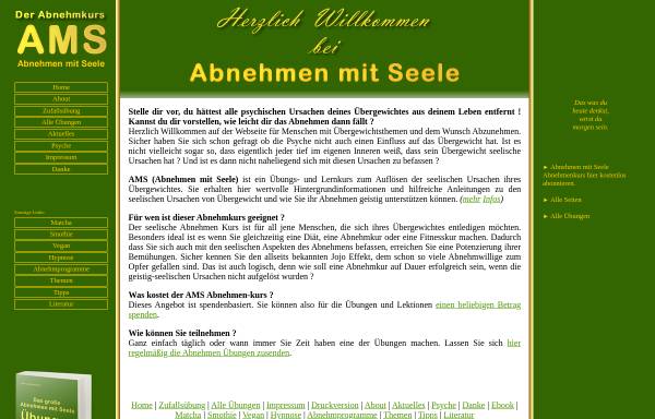 Vorschau von www.abnehmen-mit-seele.de, Abnehmen mit Seele
