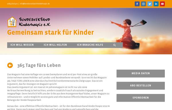 Vorschau von firmenspot.de, Bundesverband Kinderhospiz e.V.