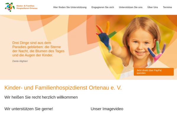 Vorschau von www.kinderhospizdienst-ortenau.de, Kinder- und Jugendhospizdienst Ortenau