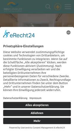 Vorschau der mobilen Webseite www.diekreiskliniken.de, Kreiskliniken Altötting-Burghausen
