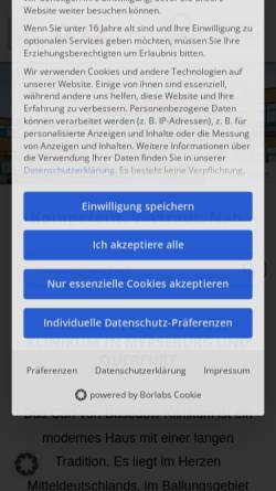 Vorschau der mobilen Webseite klinikum-saalekreis.de, Carl-von-Basedow-Klinikum Saalekreis gGmbH