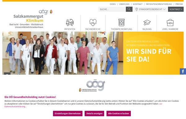 Vorschau von www.salzkammergut-klinikum.at, Salzkammergut Klinikum