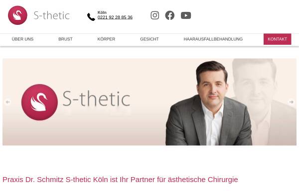 Vorschau von www.pure-plastische-chirurgie.de, Pure Aesthetics - Dr. Christian Schmitz