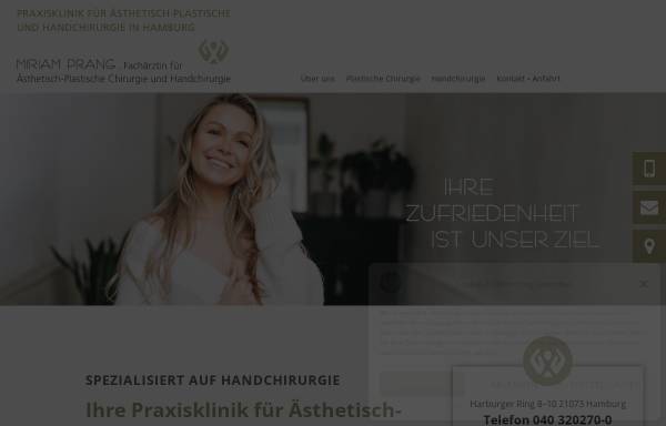 Vorschau von faltenbehandlung-harburg.de, Dr. med. Sigrid Hülsbergen-Krüger