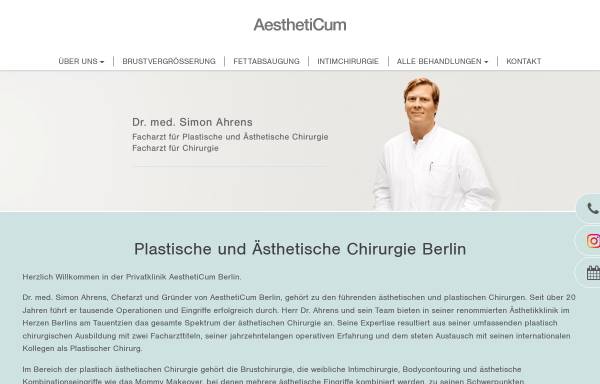Vorschau von www.aestheticum-berlin.de, AesthetiCum