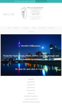 Vorschau der mobilen Webseite gesichtschirurg.de, Faceklinik Teichmann