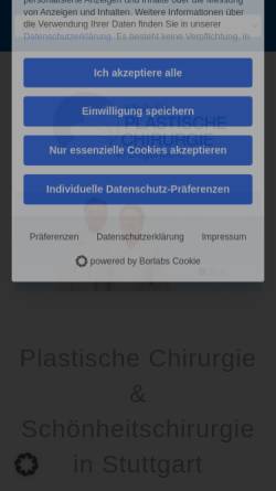 Vorschau der mobilen Webseite www.klinik-degerloch.de, Klinik Degerloch