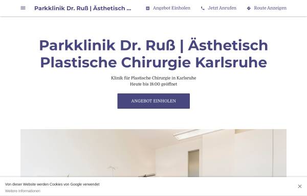 Vorschau von parkklinik-plastische-chirurgie-karlsruhe.business.site, Parkklinik