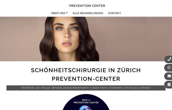Vorschau von www.prevention-center.com, Prevention-Center AG