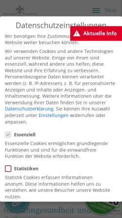 Vorschau der mobilen Webseite stadtwald-praxisklinik.de, Stadtwald Zahnklinik
