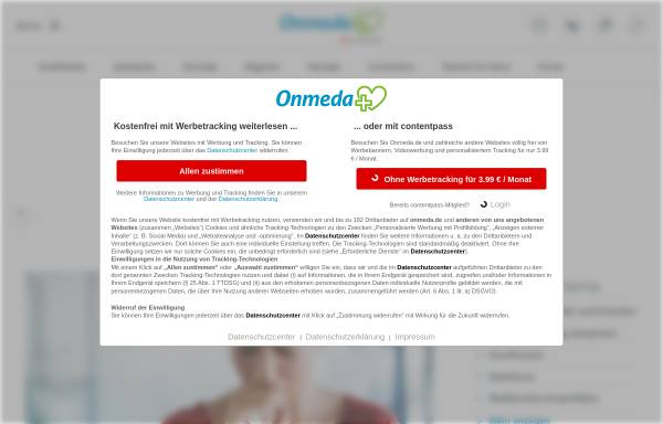 Vorschau von www.onmeda.de, Lungenerkrankungen von Asthma - Tuberkulose