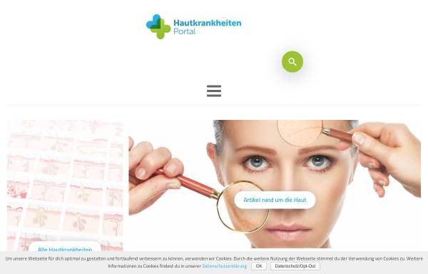 Vorschau von www.hautkrankheiten-portal.de, Hautkrankheiten Portal
