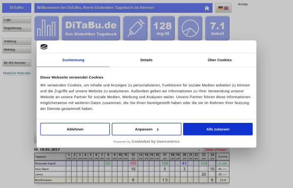 Vorschau von www.ditabu.de, DiTaBu.de
