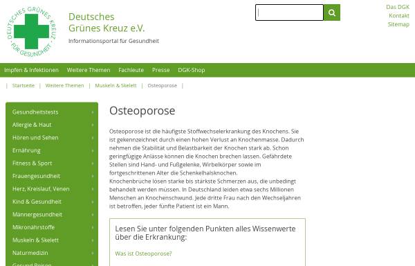 Vorschau von dgk.de, DGK - Osteoporose