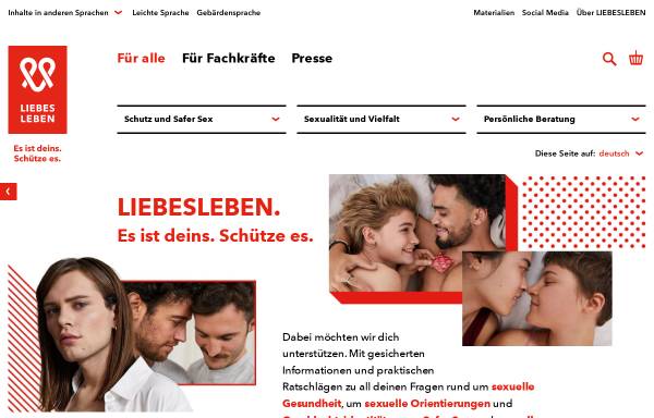 Vorschau von www.liebesleben.de, Liebesleben