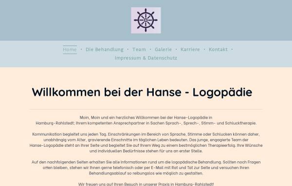 Vorschau von www.xn--hanse-logopdie-gib.de, Hanse-Logopädie, Pralow und Vogel