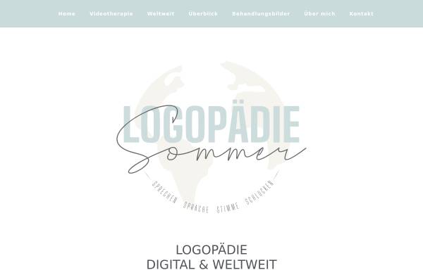 Vorschau von logopaedie-sommer.de, Logopädische Praxis Sommer