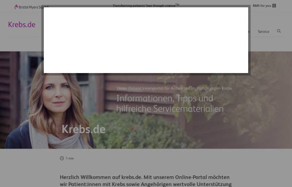 Vorschau von www.krebs.de, Krebs
