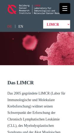 Vorschau der mobilen Webseite limcr.at, LIMCR Salzburg [AT]