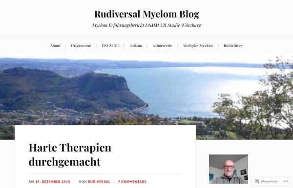 Vorschau von rudiversal.wordpress.com, Rudiversal Myelom Blog