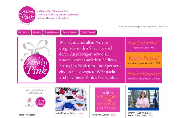 Vorschau von www.aktionpink.de, Aktion Pink Deutschland e. V.