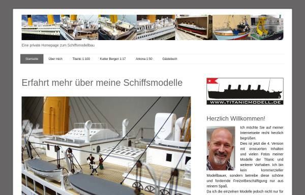 Vorschau von www.titanicmodell.de, Titanicmodell 1:100